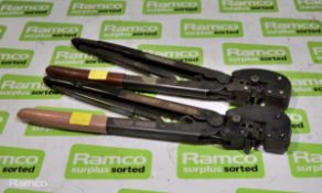 2x Stratotherm 24-22 Hand Crimping Tools