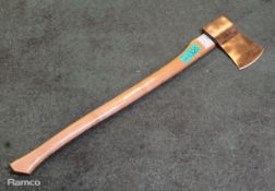 Copper head axe L91 x W22 x H3cm