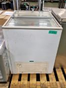 Tefcold IC200SC sliding flat glass lid chest freezer