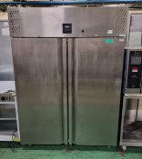 Williams double door upright fridge, Model number HJ2SA HC R2 - 140x83x196cm