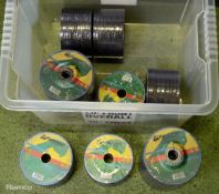 200x assorted metal grinding & cutting discs