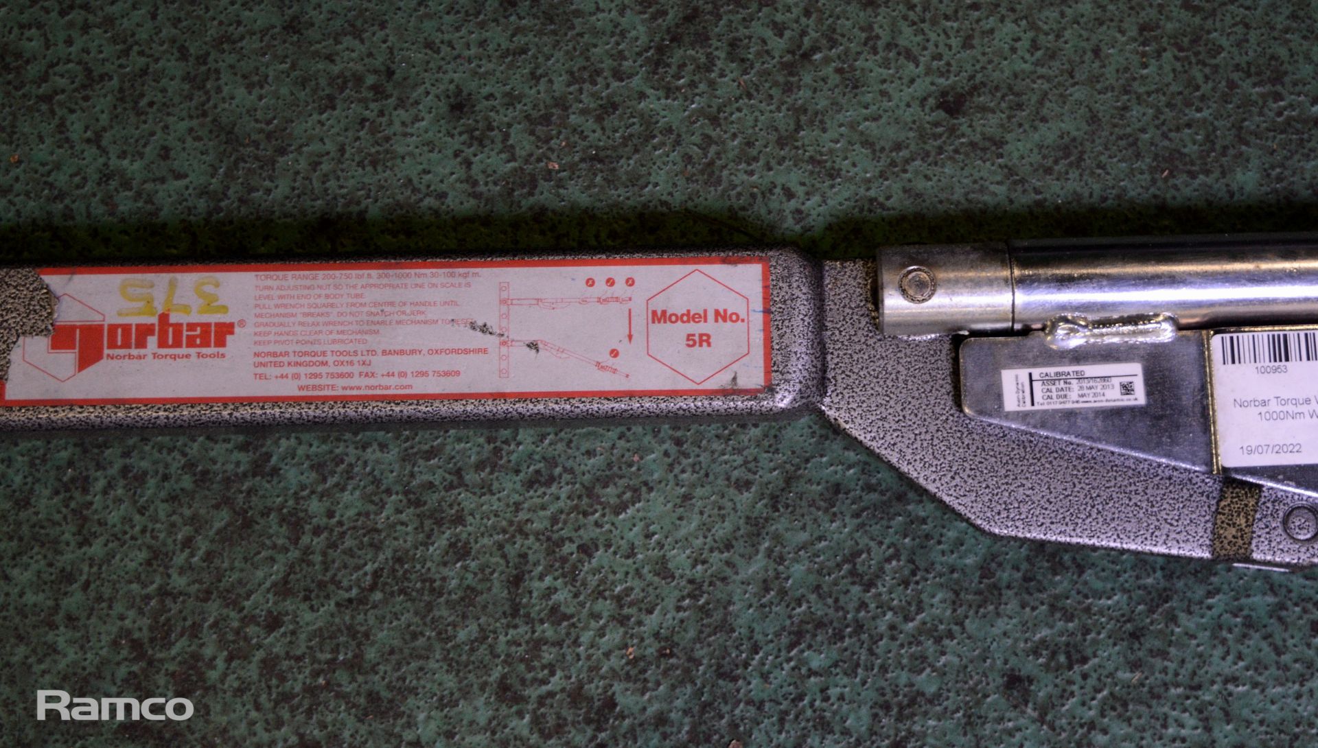 Norbar Torque Wrench 300-1000Nm With Case - Image 3 of 3
