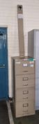 4 Drawer security filing cabinet with Chubb Mark IV manifoil combination lock