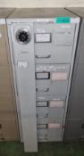 4 Drawer security filing cabinet with Chubb Mark IV manifoil combination lock