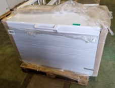 Haier HCE429F Chest Freezer - Net Vol. 413 litres, Freeze Cap. 28kg - 140 x 65 x 85cm