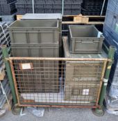 Storage Tubs/Containers - Sizes: 90x50x35cm, 60x40x40cm, 60x40x20cm