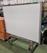 SMART SB680 mobile touch screen interactive whiteboard 77 in screen - wall mountable