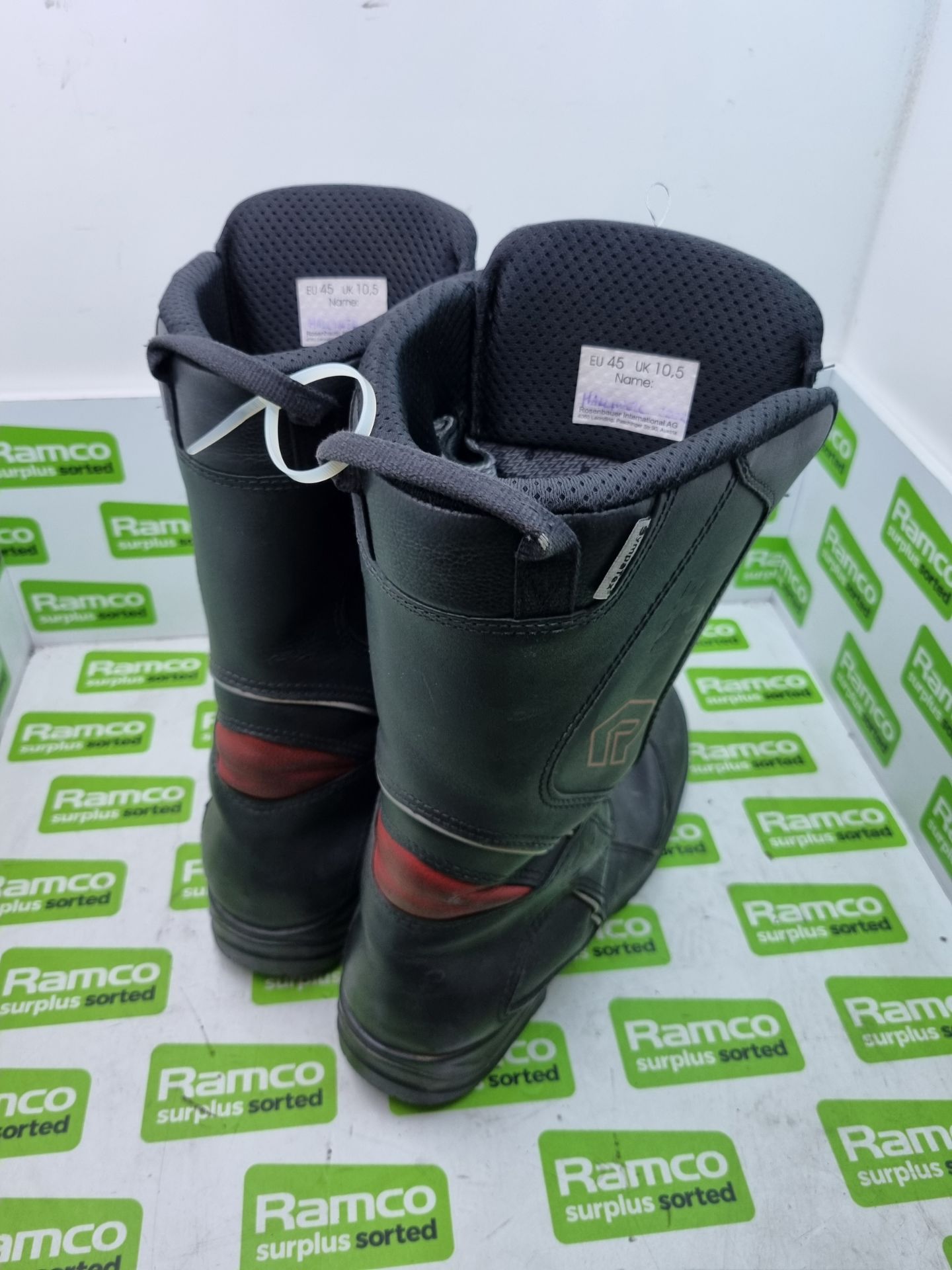 Rosenbauer Sympatex Fire & Heat Resistant Boots Pair - Size: EU 45, UK 10.5 - 30x30x40cm - Image 2 of 3