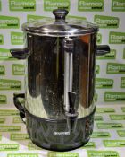 Gourmet 8.8 litre stainless steel water urn