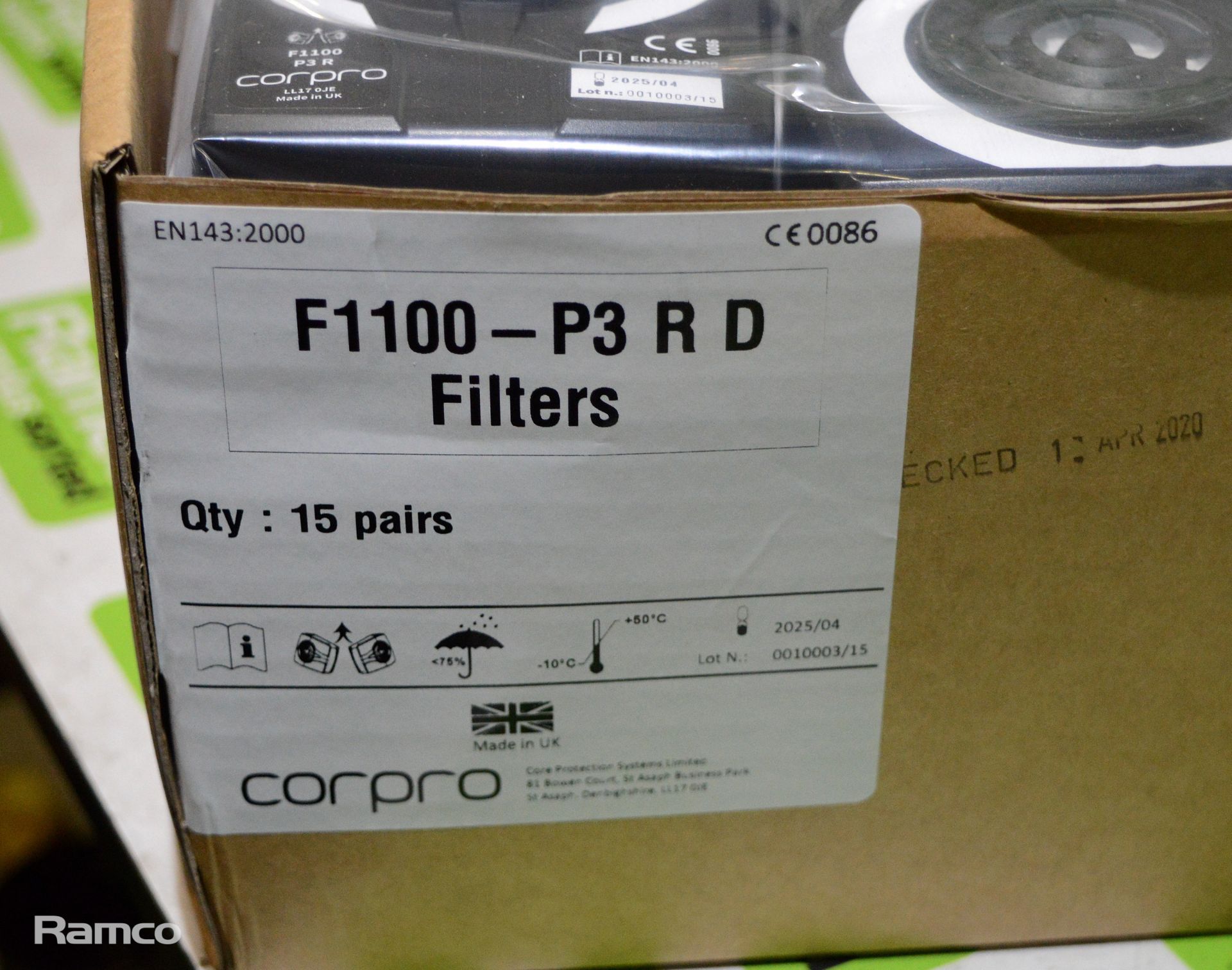 Corpro F1100 - P3 R D Filters - 15 pairs - Image 4 of 4