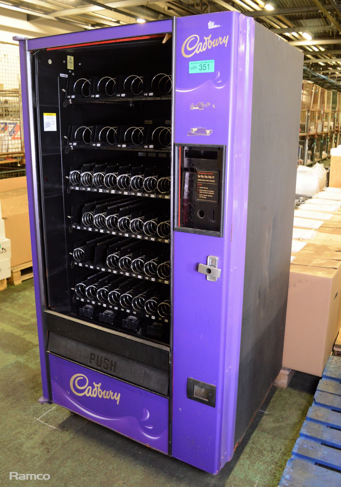 Automatic Product SNACKSHOP123B refrigerated vending machine - AS SPARES & REPAIRS - Bild 2 aus 6