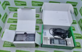 Samsung GT-S56 11V mobile phone in box with charger & Nokia 6021 mobile phone in box with charger