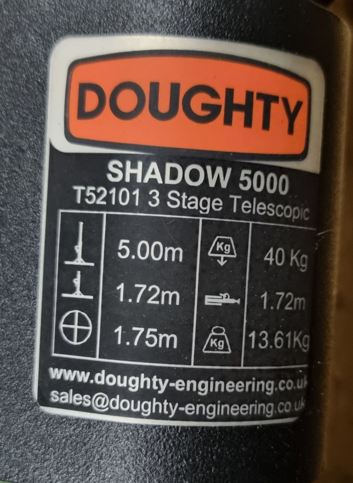 2x Doughty T52101, Shadow 5000 3 Section Stands - L1.75 x W1.75 x H1.72 - Image 3 of 3