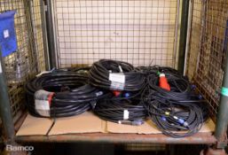 Audio & power cables in various sizes and lengths