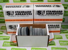 Standard Abrasives 700 series abrasive stone discs - 5 boxes - 10 discs per box