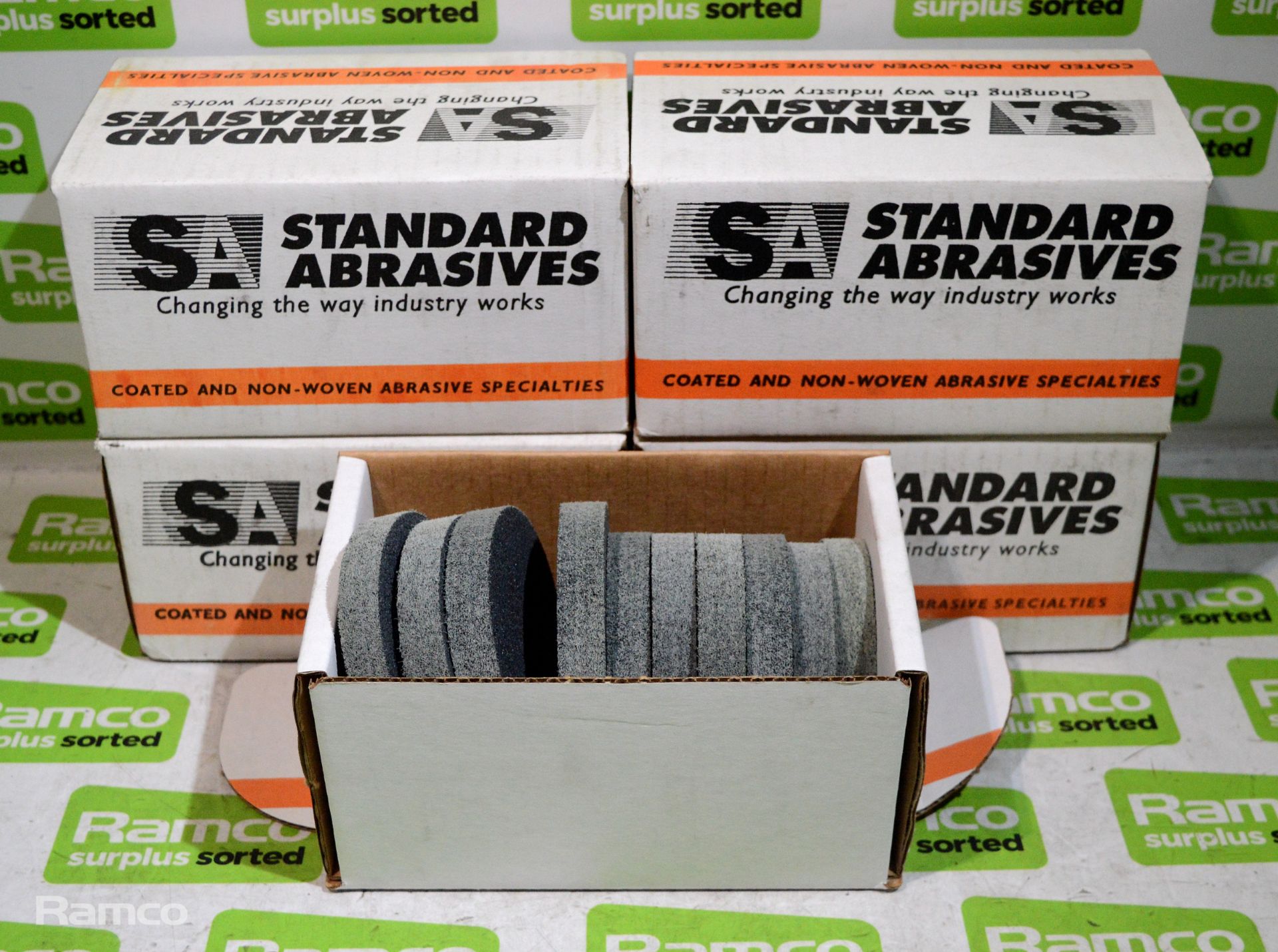 Standard Abrasives 700 series abrasive stone discs - 5 boxes - 10 discs per box