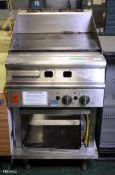 Falcon Dominator Plus G3641 Steel Plate Gas Griddle with Stand 61x88x109cm