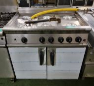 Parry GB6 6 burner gas oven - 90x80x97cm