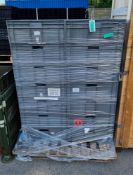 Allibeat heavy duty plastic trays x14 - 800 x 600 x 230