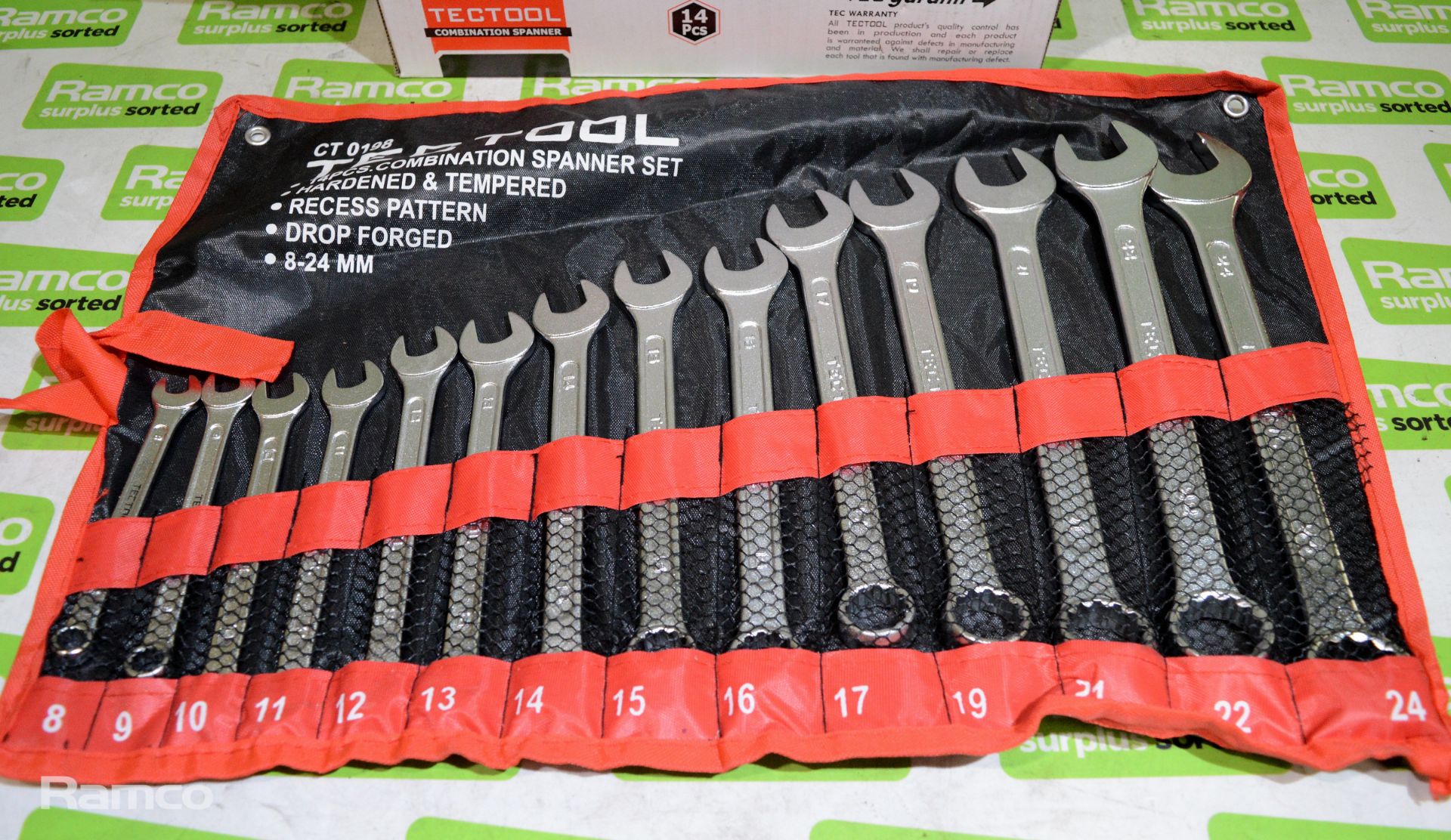 3x Tectool 14 piece combination spanner sets - Image 2 of 2