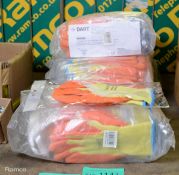 60 pairs Medium orange workwear gloves