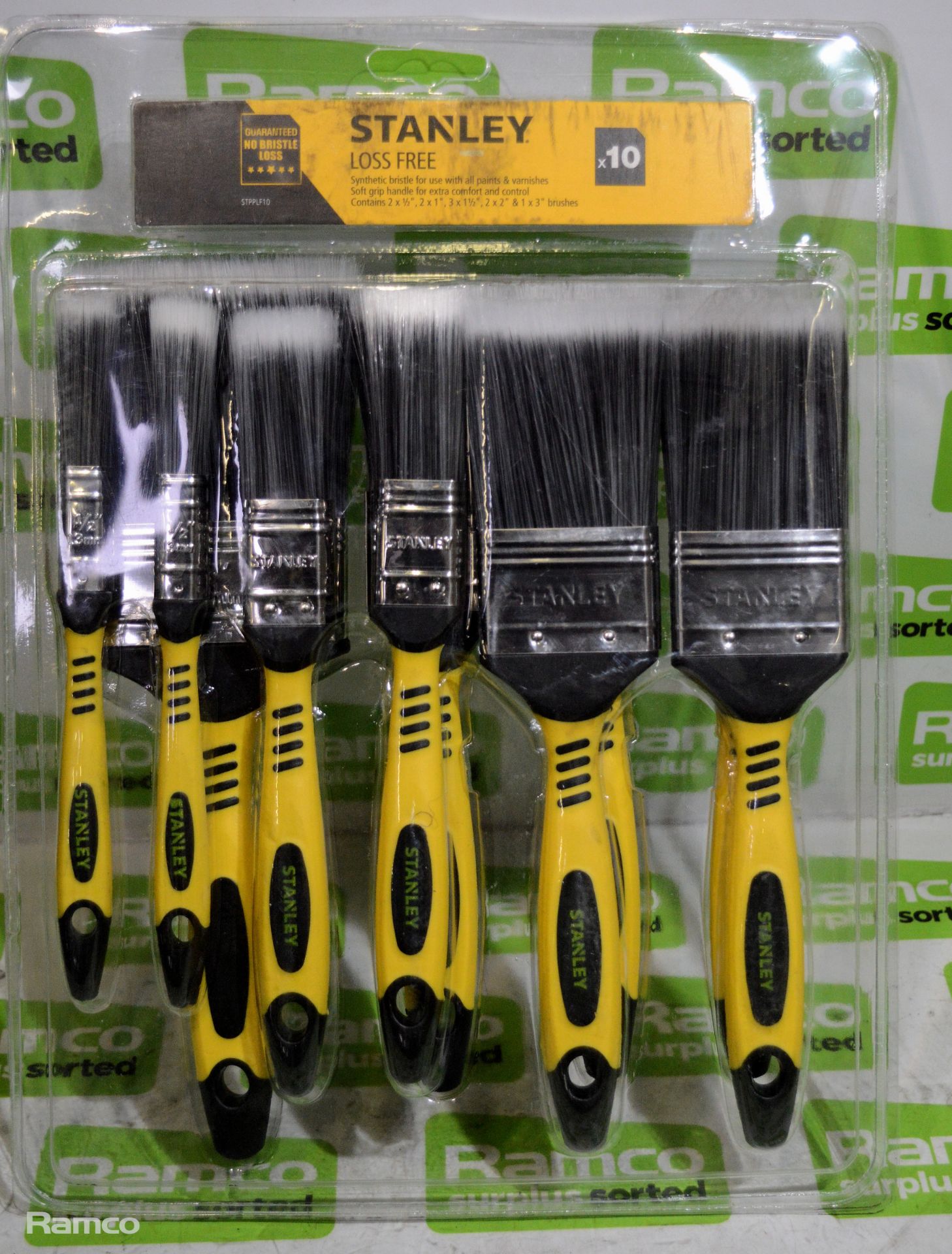 5x Stanley 10 piece paint brush sets - Image 2 of 3