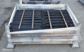 Metal angled fence posts - 60cm - approx 400 per pallet