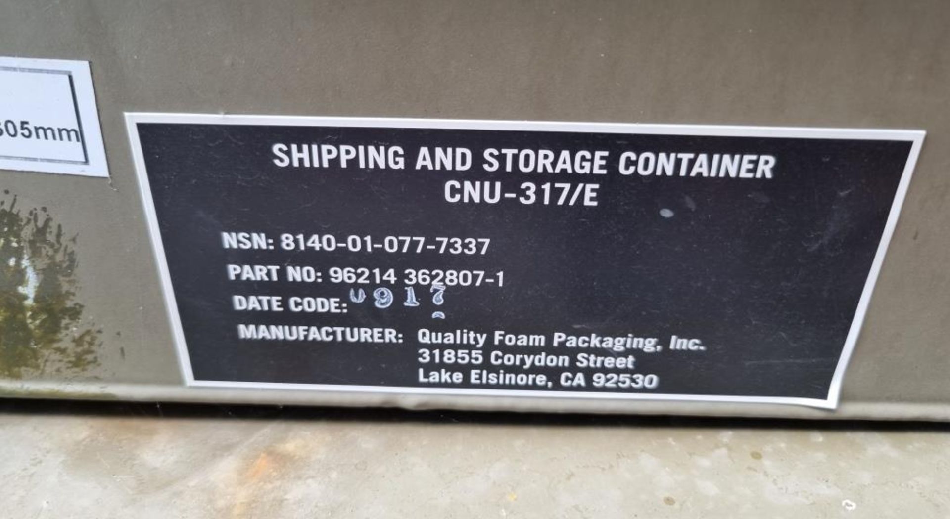 9x Metal Storage Boxes - L1220 x D305 x H305mm - NSN 8140-01-546-3352 - Image 3 of 3