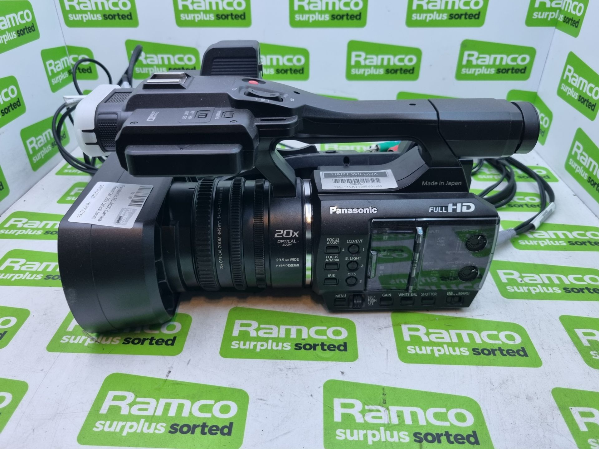 Panasonic AG-AC30 Camera-Recorder, 20x optical zoom - Image 2 of 6