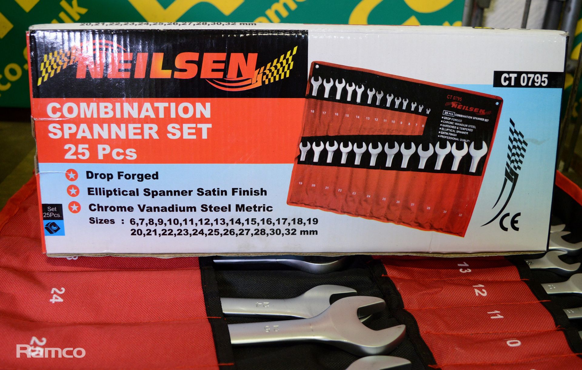 Neilsen combination 25 spanner set - Image 2 of 2