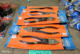 6x Draper 7 inch pliers