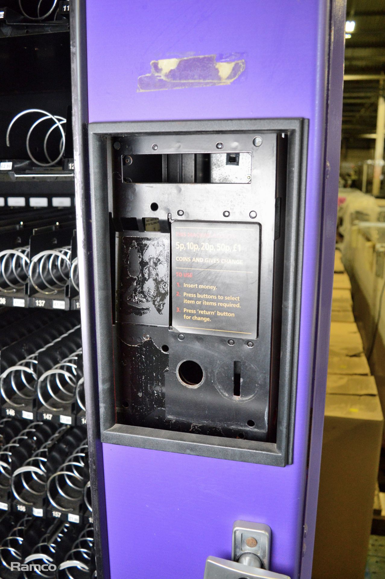 Automatic Product SNACKSHOP123B refrigerated vending machine - AS SPARES & REPAIRS - Bild 4 aus 6