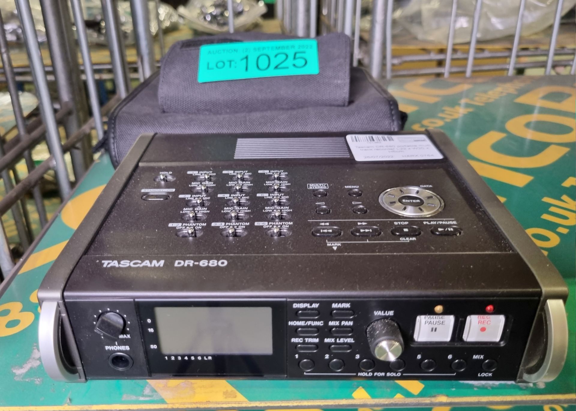 Tascam DR-680 portable multi track recorder L22 x W20 x H5cm - Image 3 of 6