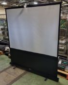 Optoma DP-3084MWL 84 inch Diagonal 4:3 Portable Pull-Up Screen