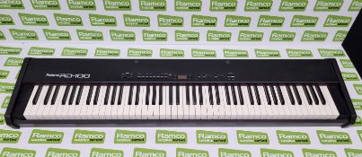Roland RD100 digital stage piano in flight case - serial number: AN60081