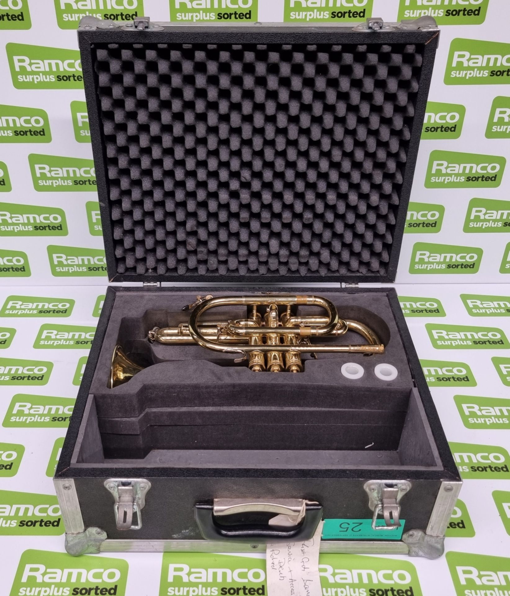 Smith-Watkins K-2 cornet in hard case with foam inlay - serial number: 1182