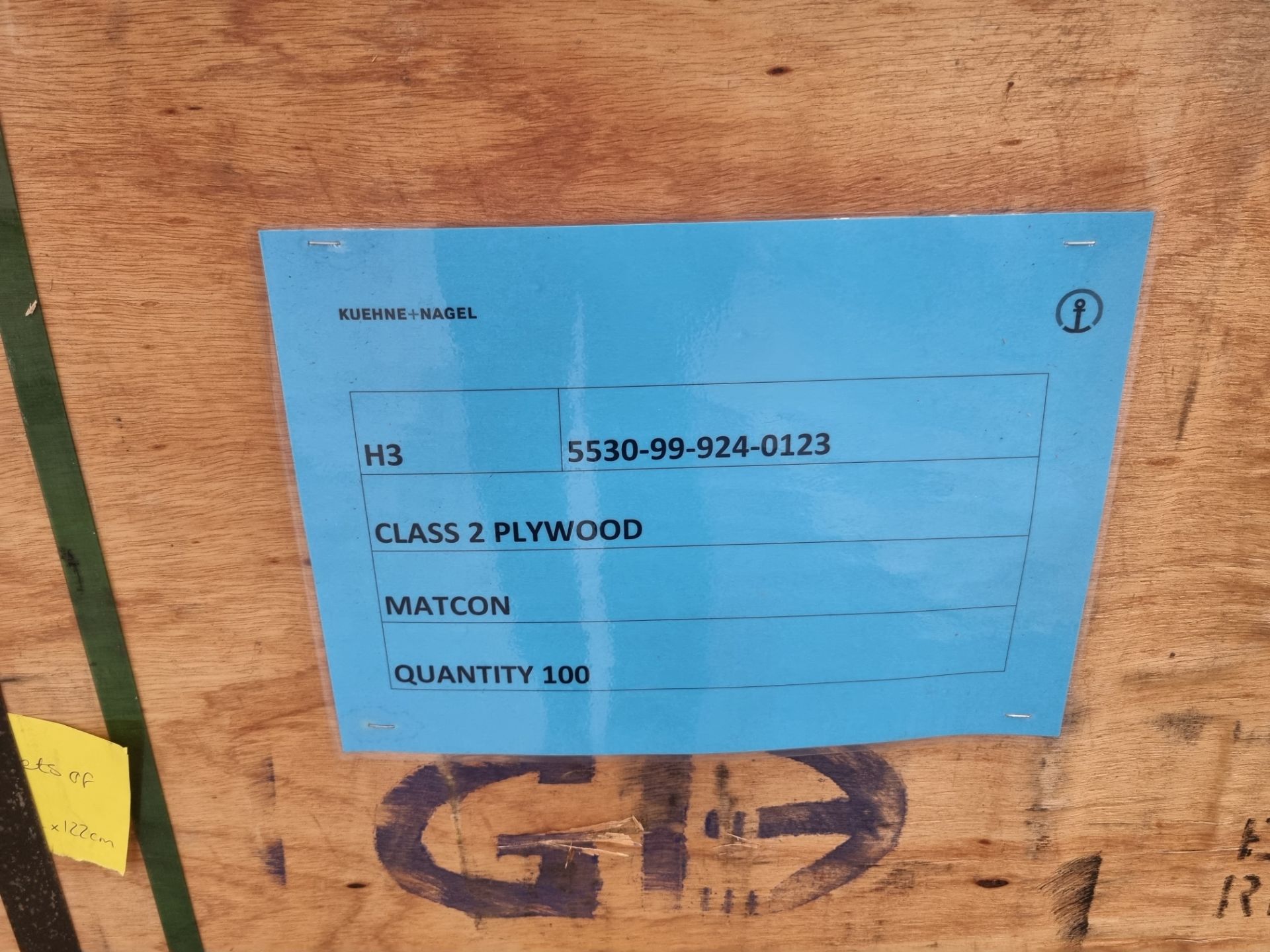 Pallet of 9mm Class 2 plywood - 8x4ft (244x122cm) - 100 sheets - Image 2 of 4