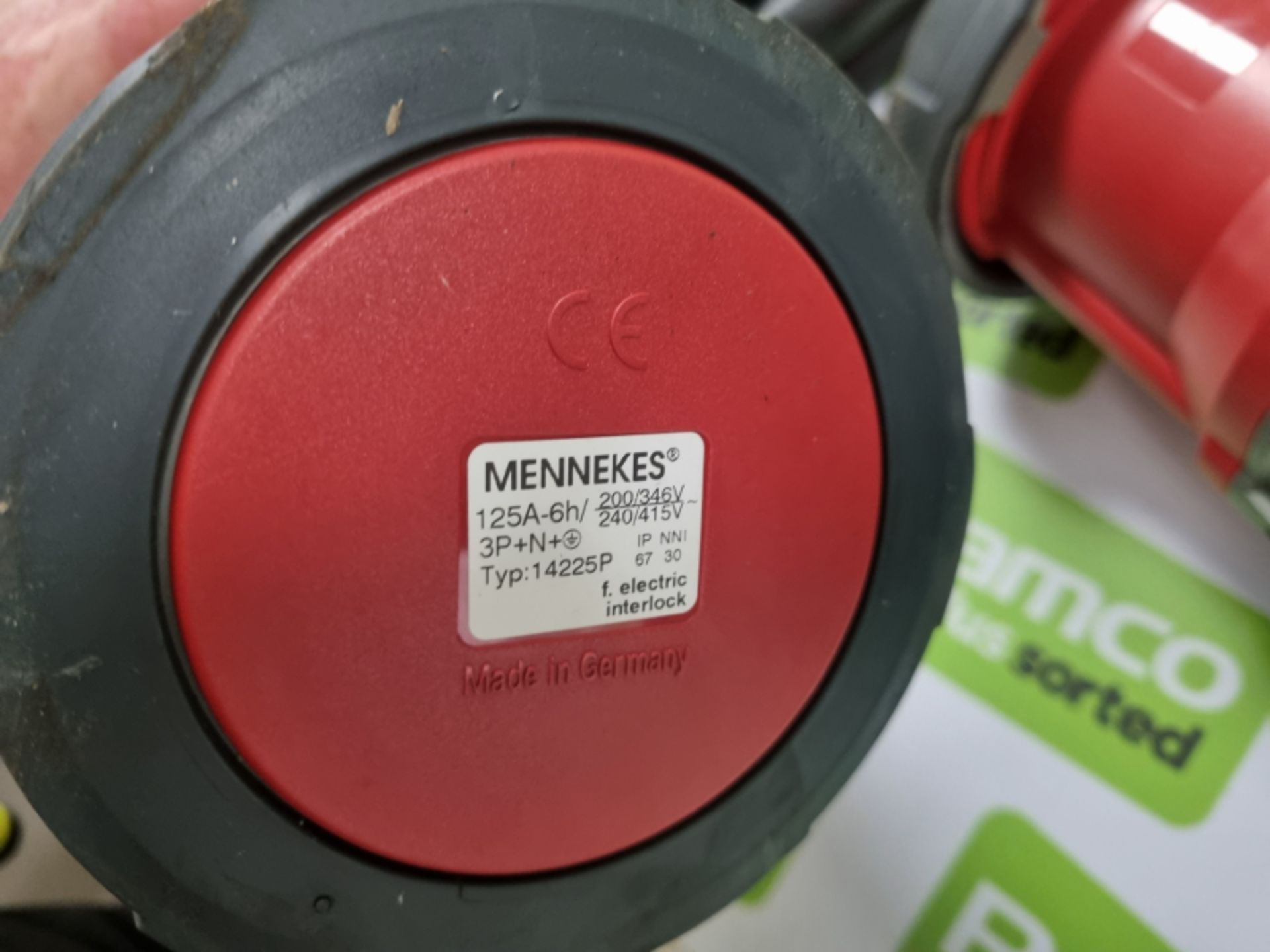 2x Mennekes 125a 400vac 3 Phase Power Harness 10m - Image 3 of 5