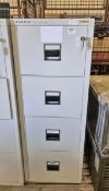 Kardex safefile 4-drawer file cabinet L54xW80xH145cm