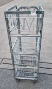 Trolley cage - L650 x D420 x H1300mm