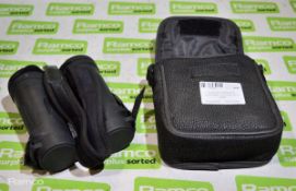 Pyser-SGI E8x42RM binoculars, with strap and case