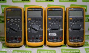 4x Fluke 87v true RMS multimeter units