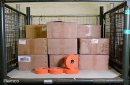 Orange Non Adhesive Tape 38mm x 100m 16 Per Box - 16 boxes