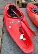 Red Dagger Redline kayak, Kayak paddle - approx length: 200cm