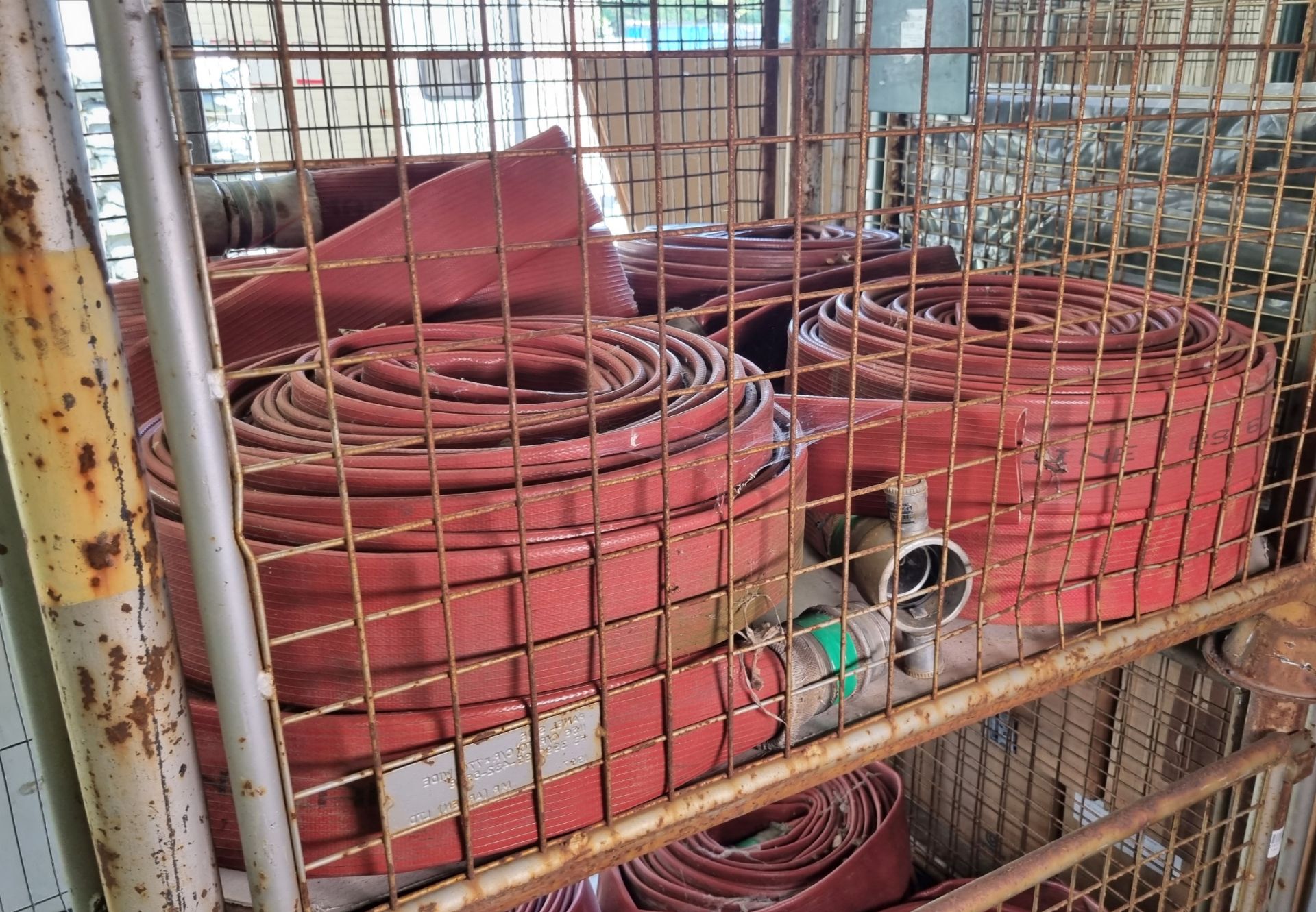 8x Layflat hose with couplings - 70mm diameter, 23m length - estimate - Image 2 of 2