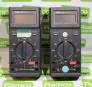 2x Fluke 25 Multimeter Units