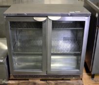 Precision Refrigeration BBS 900 double door bottle cooler - 53x90x85cm