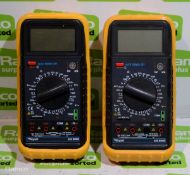 2x Rapid 328 DMM Digital Multimeters