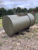 5000 litre STAINLESS STEEL TANK overall length 310cm dimensions 153cm height 180cm