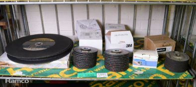 Various cutting discs - Roebuck, 3M & Flexovit